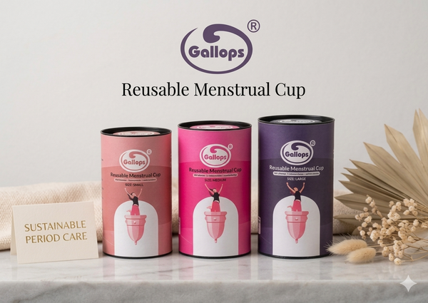 Reusable Menstrual Cup | Medical-Grade Silicone | S, M & L