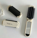 Foldable Travel Hair Brush with Mirror | Pocket-Size Compact 2