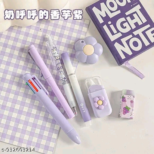 Kawaii Pastel Stationery Gift Set (7 Pieces)