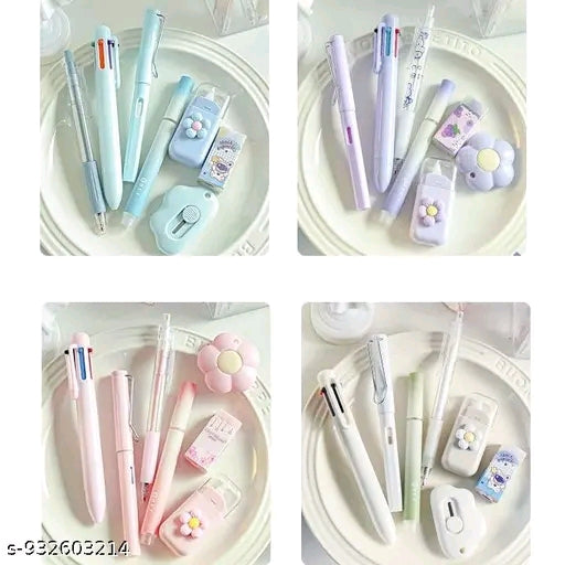 Kawaii Pastel Stationery Gift Set (7 Pieces)